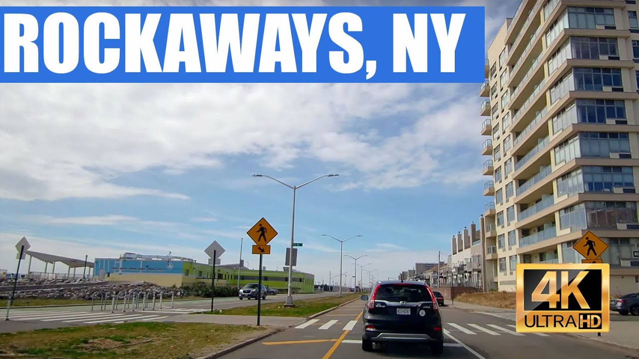 Rockaways, Queens drive around (4K)