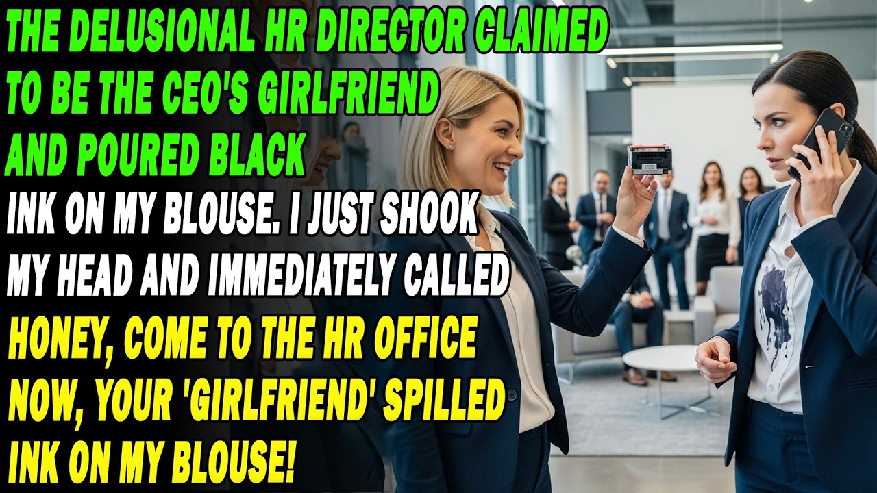 The Delusional Hr Director Poured Ink On My Blouse!  She Claimed To Be The Ceo's Girlfriend- But She