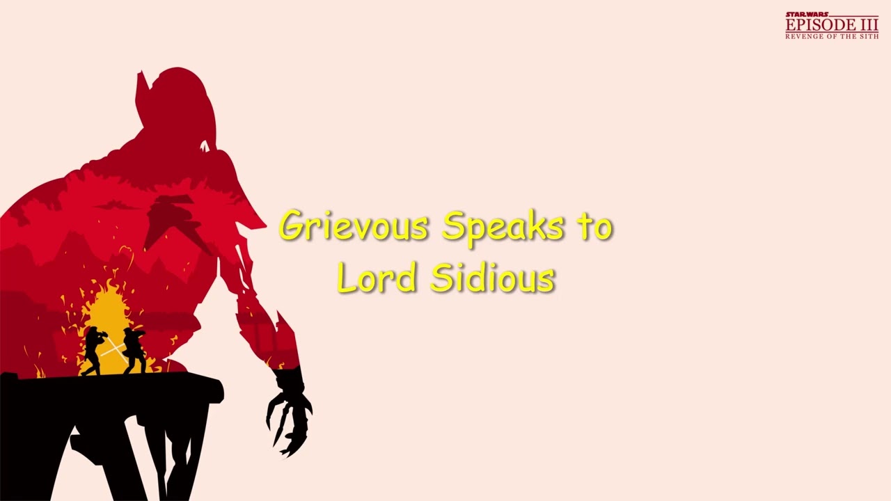 Grievous Speaks to Lord Sidious