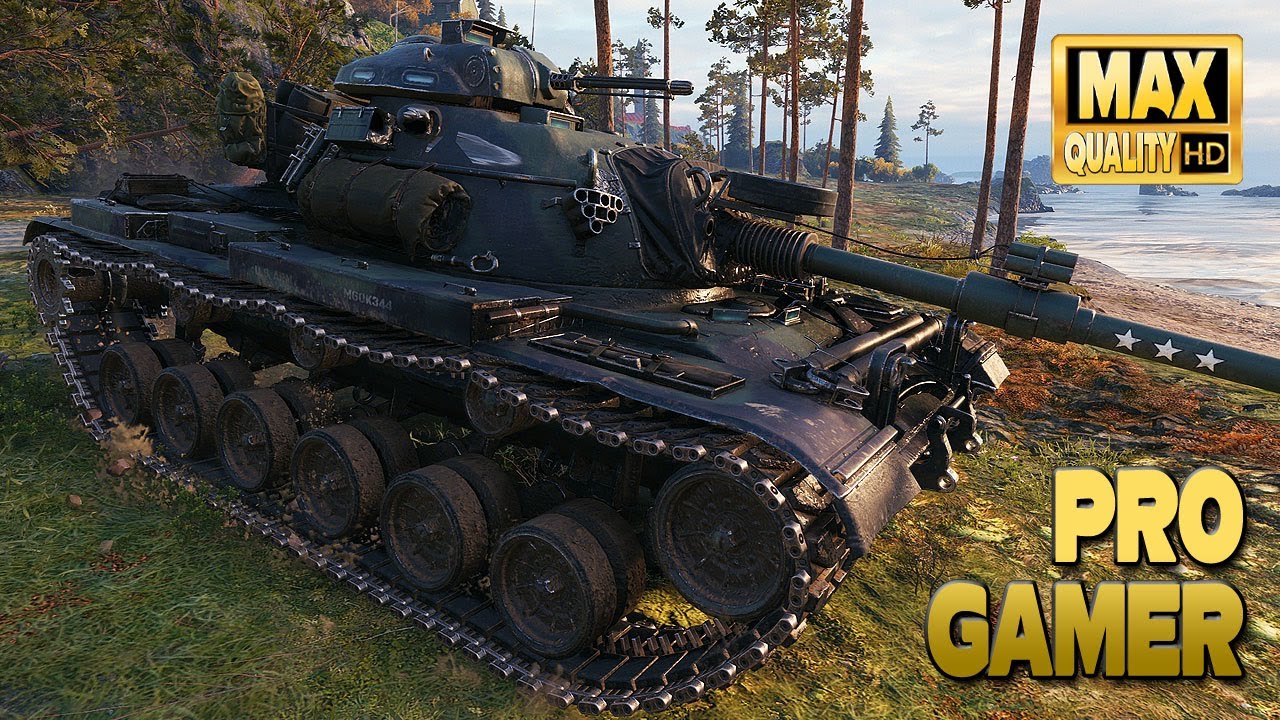 M60: профессиональный игрок в короткой, но динамичной игре - World of Tanks