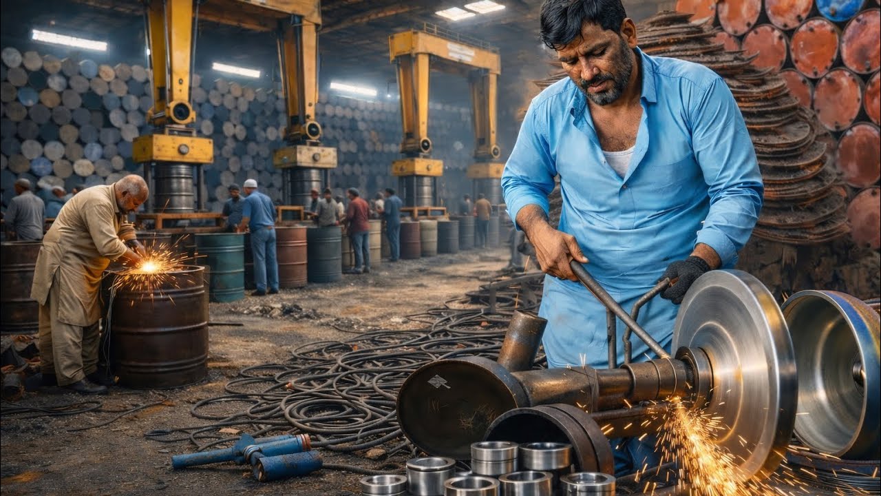 Inside the Industrial Process: Recycling Metal Oil Drums into High-Demand Products