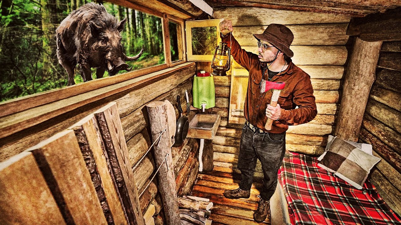 48-Hours Buried Alive in Underground Shelter - Alone in Wild Forest