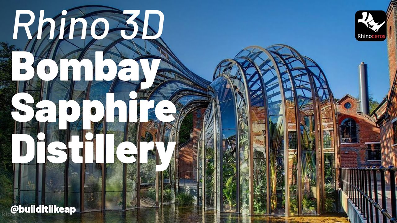 Modeling Bombay Sapphire Distillery Rhino 3D: Architectural Modeling Tutorial
