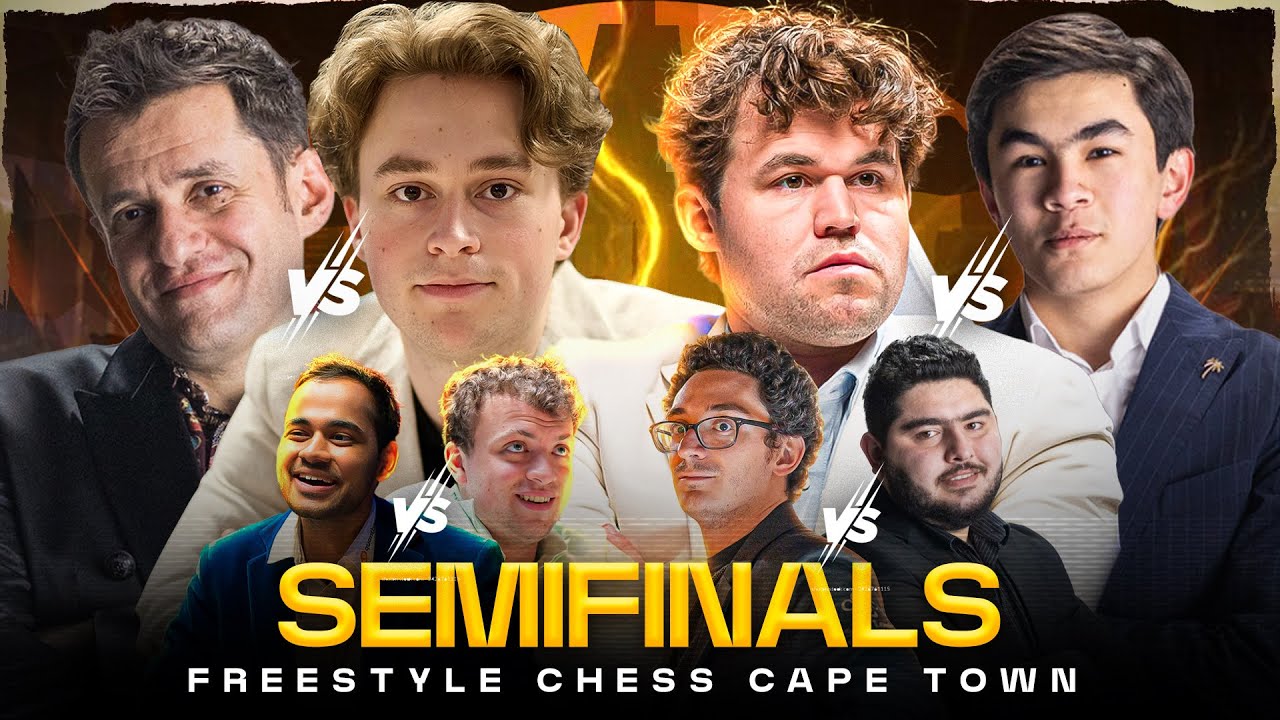 Freestyle Chess Cape Town |  Carlsen vs Sindarov, Levon vs Keymer, Arjun vs Hans, Parham vs Fabi