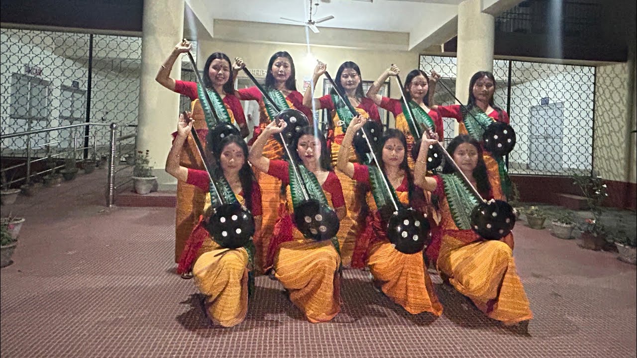#Dahal Tungri bodo #Traditional dance competition Bodoland University.bodo dep 1st prize 🏆09-03-2025
