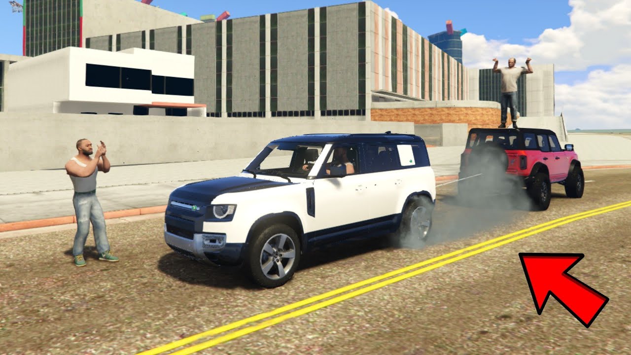 Franklin Challenge Trevor For Tug Of War In Indian Bike Driving 3D