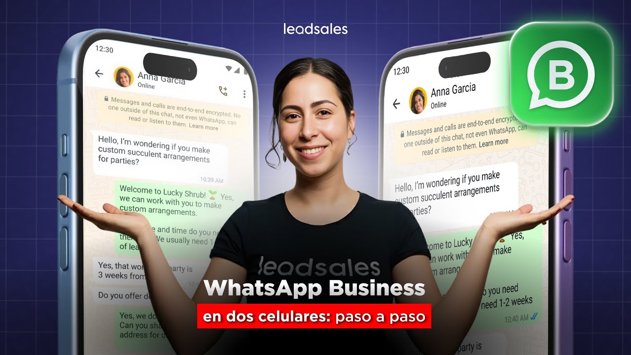 &iquest;C&oacute;mo vincular WhatsApp Business en dos celulares? | Tutorial paso a paso 🤩 (2026)