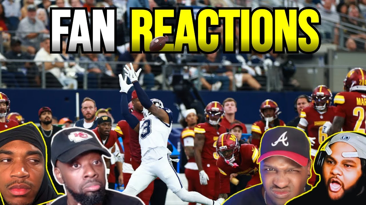 Fans React To Commanders vs Cowboys Game Highlights | NFL 2025 Season Week 7