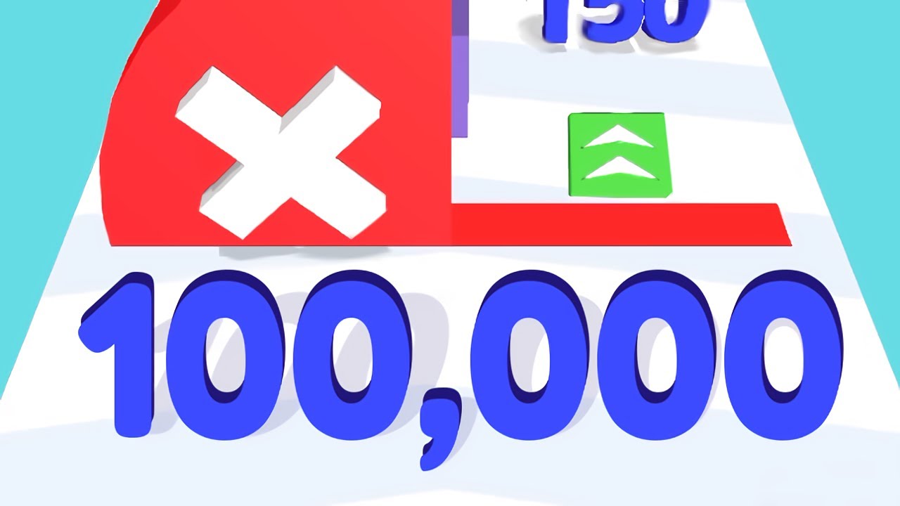NUMBERS MADNESS vs NUMBER MASTER — FROM 8000 TO 100,000 SCORE // RIDE ON RED NUMBERS! (Gameplay*)