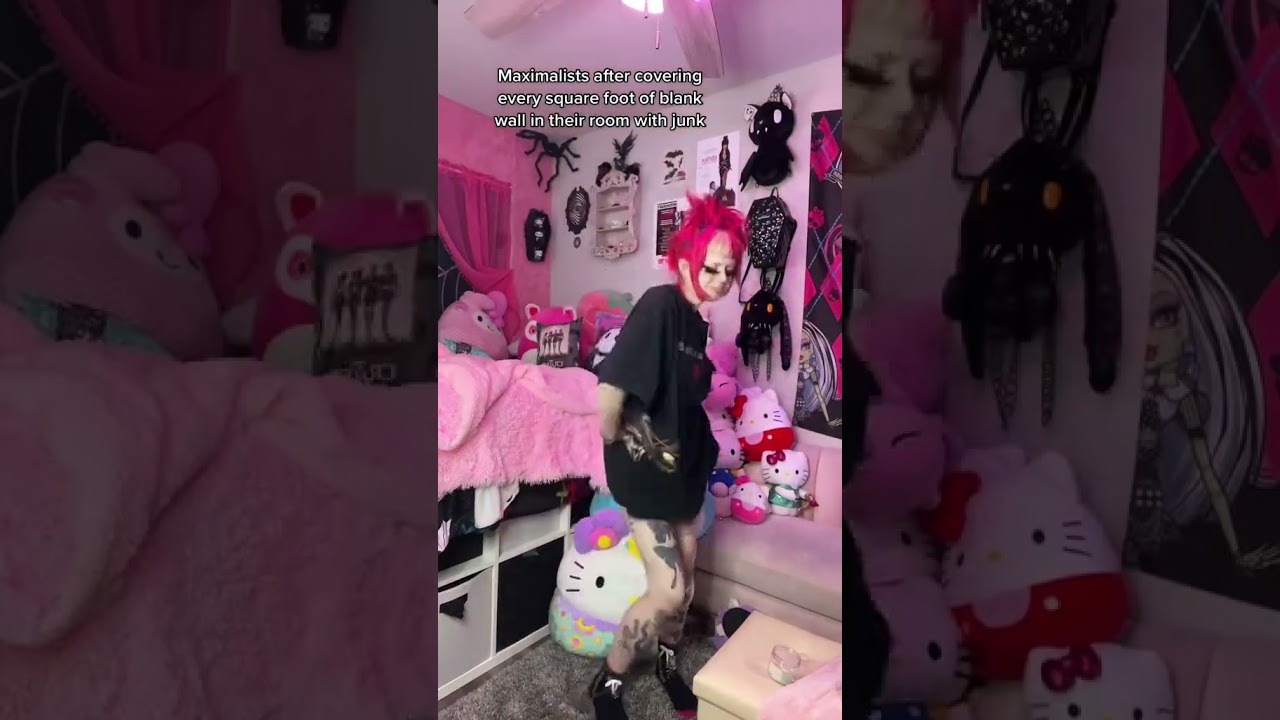 ￼ The Maximalism decor style is literally just pinning trash to ur wall💀💀