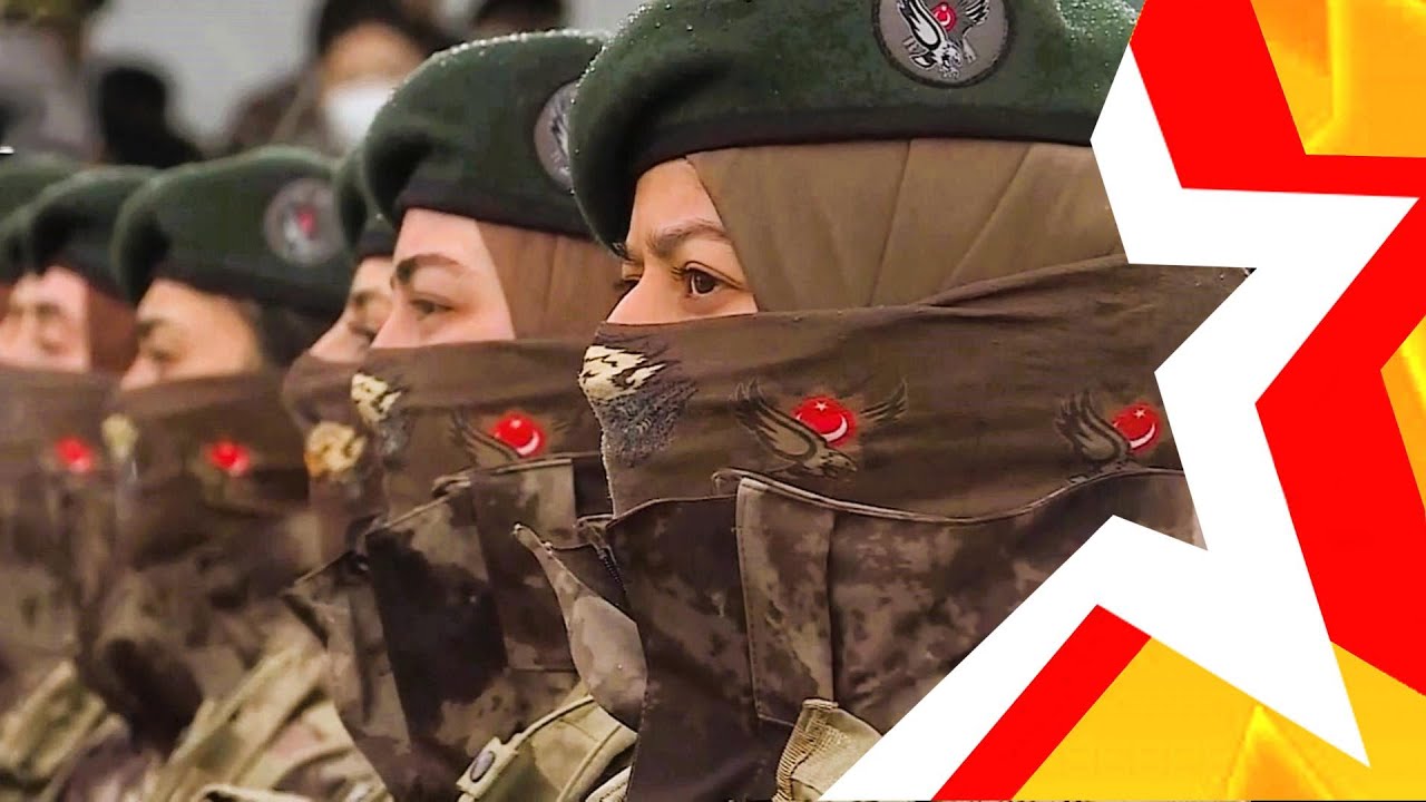 ЖЕНСКИЕ ВОЙСКА ТУРЦИИ ★ Военный парад ★ Женский спецназ Турции