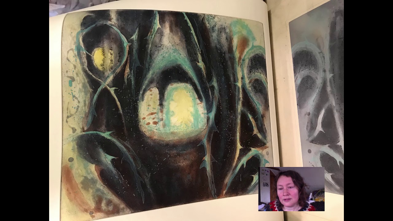 Flora McLachlan at The Regional Print Centre&rsquo;s Print Symposium 2021 The Narrative in Printmaking.