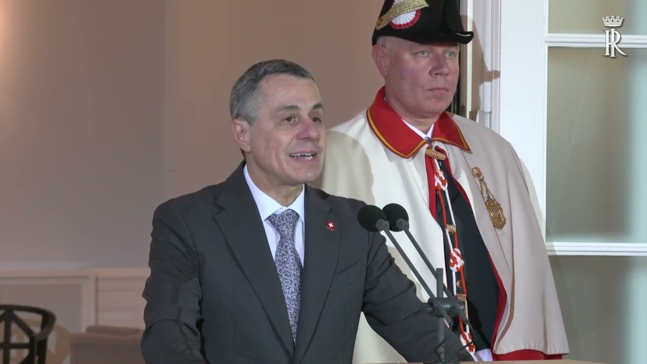 Presidente della Confederazione Svizzera Ignazio Cassis e Presidente Mattarella