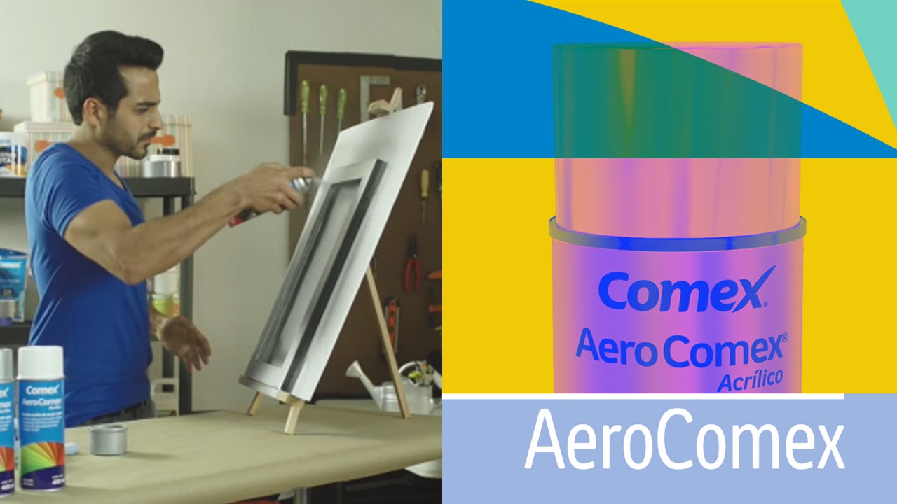 ▶️Cómo pintar un marco de madera - Aero Comex: Capítulo 4