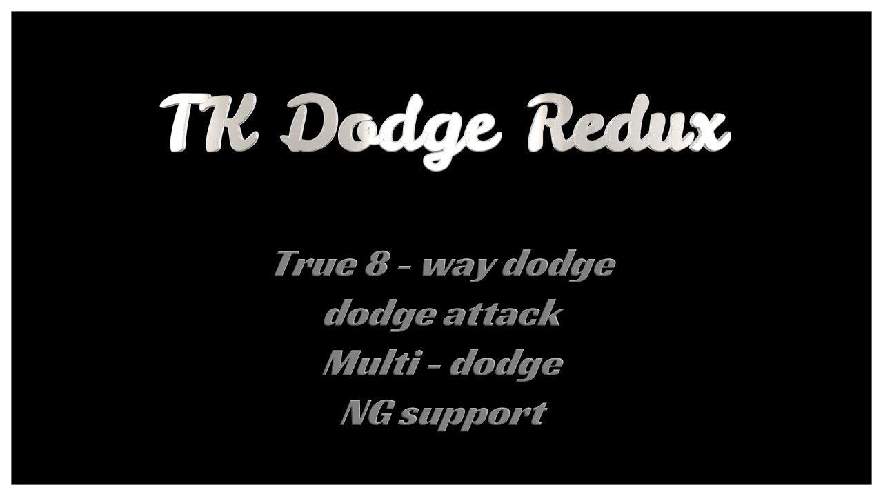 [Skyrim Mod] TK Dodge Redux