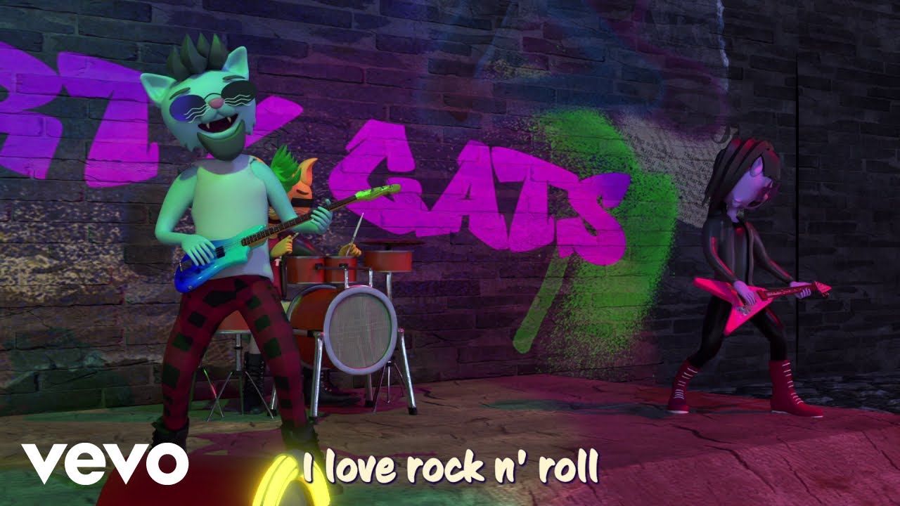 The Party Cats - I Love Rock 'N Roll (Lyric Video)
