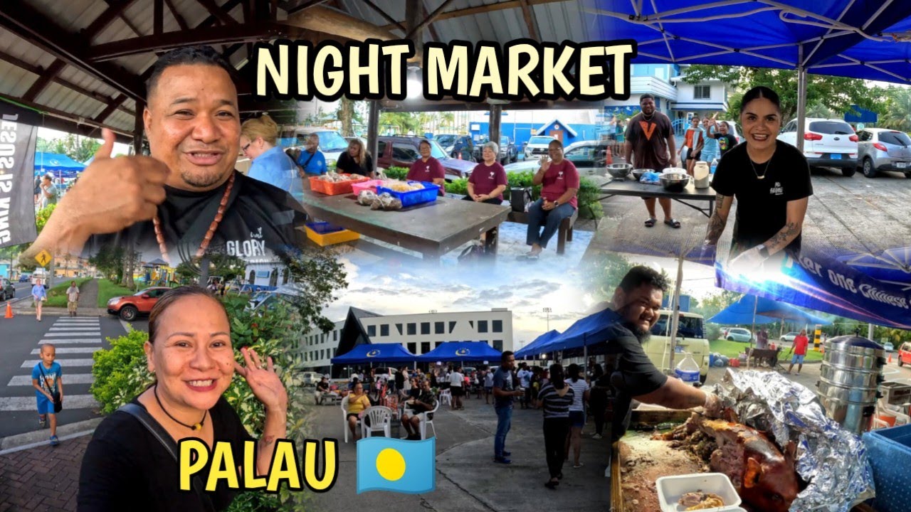 BEST TO VISIT KOROR STATE NIGHTMARKET IN ERNGUUL PARK PALAU ISLAND#palau #micronesia #philippines