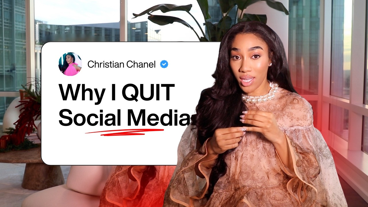 Why I QUIT Social Media (Depression, Betrayal, Theft, and Loss) |  Christian Chanel