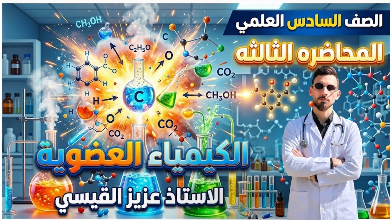 المحاضرة 3 العضوية للسادس العلمي🩷🧪