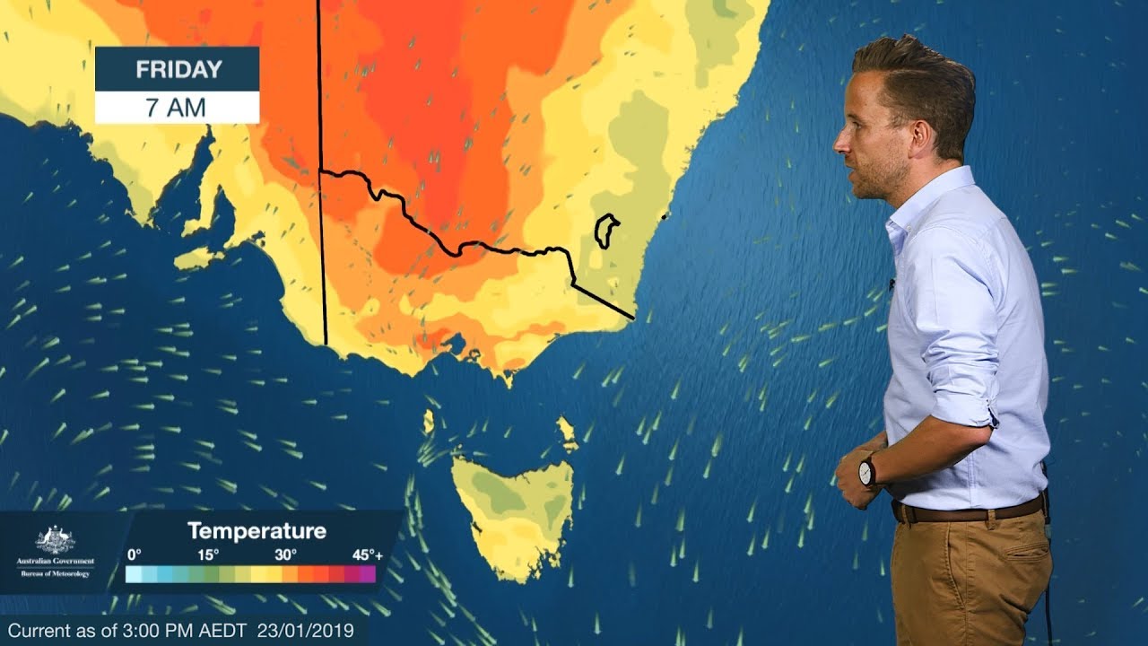 Severe Weather Update: Heatwave in South Australia, Victoria and Tasmania 23 January 2019