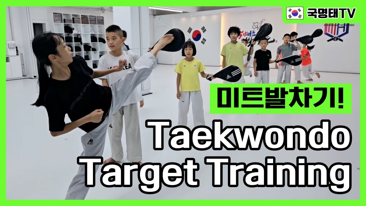국가대표 명학태권도 선수단 미트발차기 훈련 #태권도 #훈련 #미트발차기 #taekwondo #training #sparring #kyorugi #target #Korean