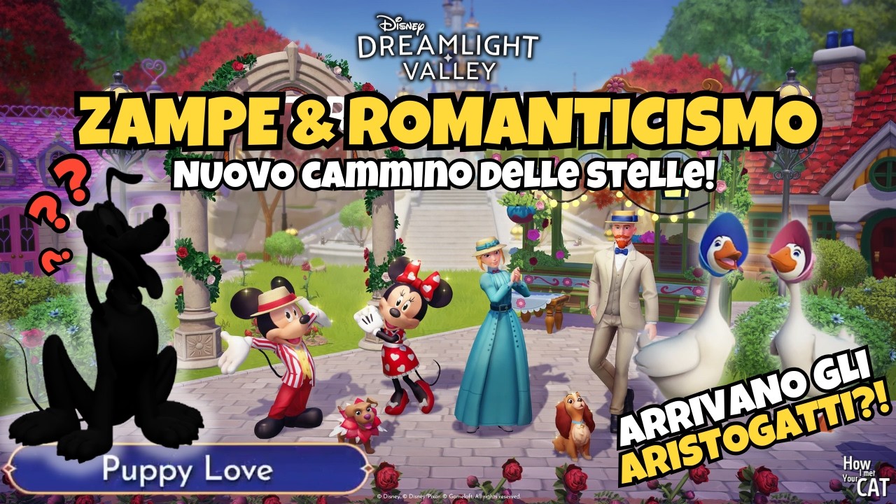 ZAMPE & ROMANTICISMO Nuovo Cammino delle Stelle DISNEY DREAMLIGHT VALLEY | Guida Completa ITA
