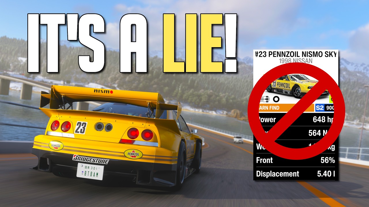 Forza Horizon 6 LIES TO YOU About Car Performance!