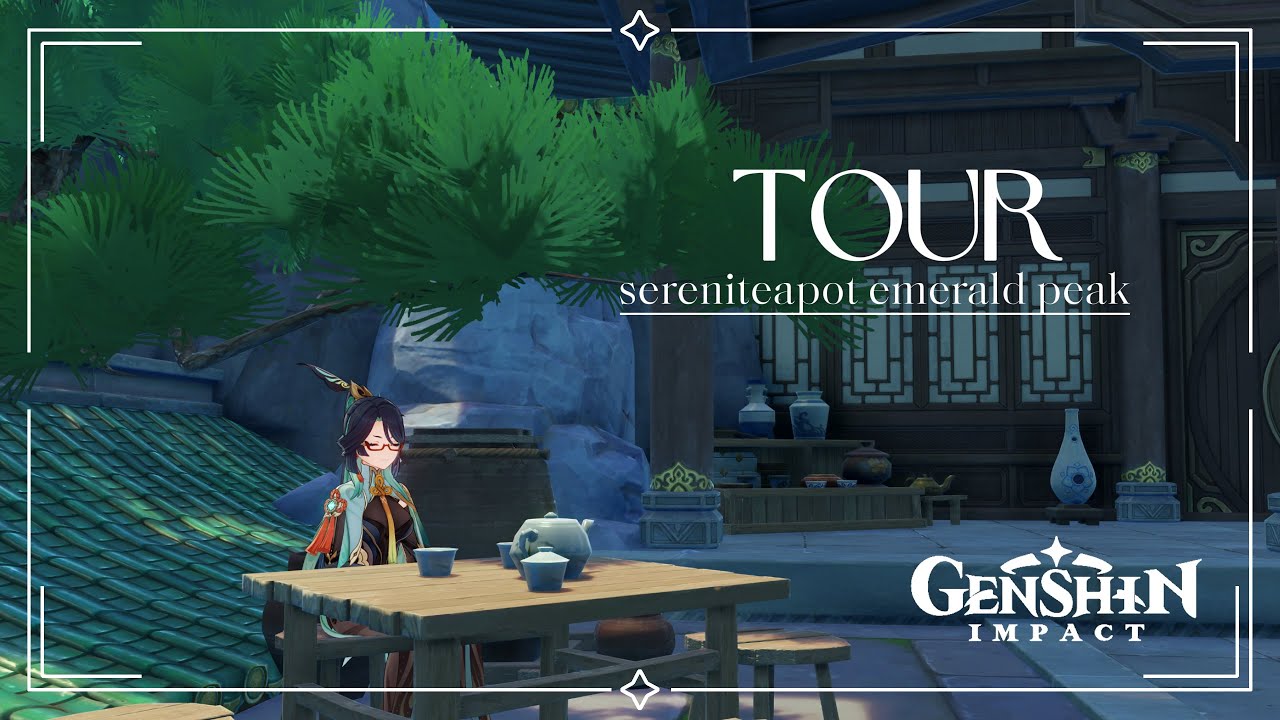 Emerald Peak &bull; Изумрудный Пик &bull; Serenitea Pot Design &bull; Tour &bull; Обзор
