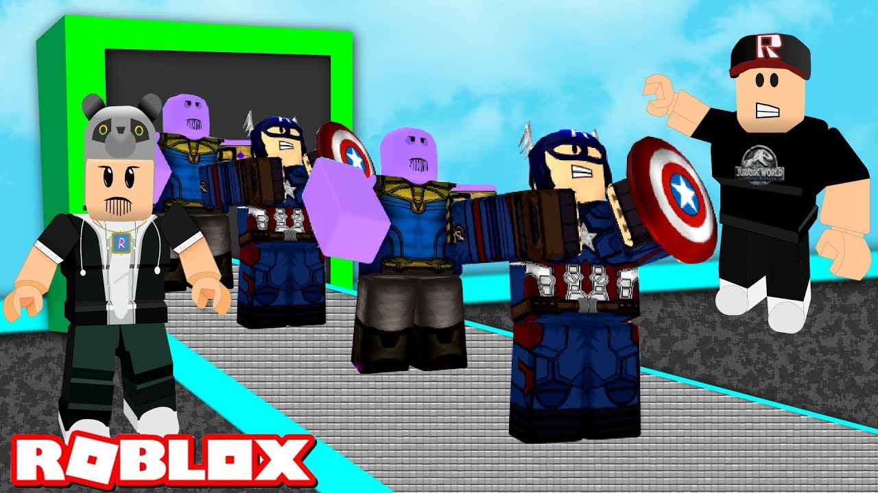 Kim Daha Güçlü? Thanos ve Kaptan Amerika Fabrikası Kurduk!! - Panda ile Roblox Superhero Tycoon