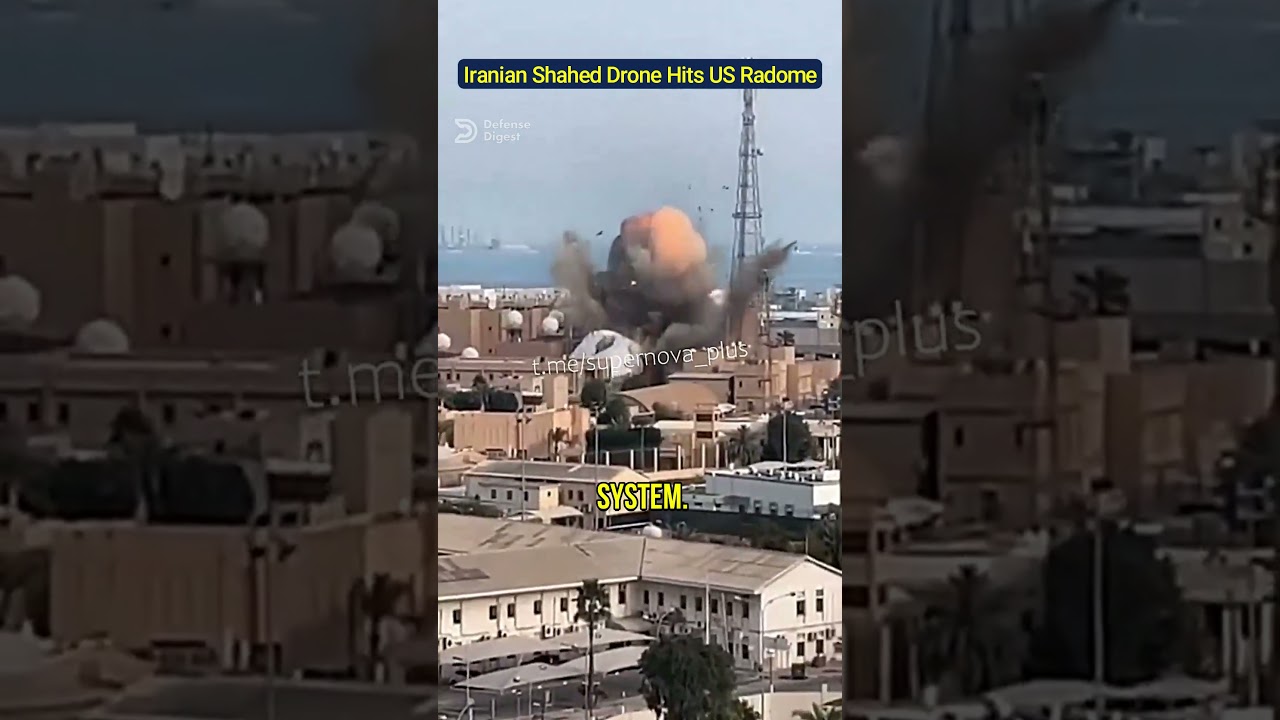 Iranian Shahed 136 Drone Hits US Radome in Bahrain