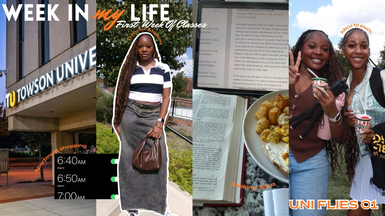 UNI FLIES: HOW TO *ACTUALLY* ADJUST AS A TRANSFER STUDENT, FIRST WEEK OF CLASSES, & MORE 
