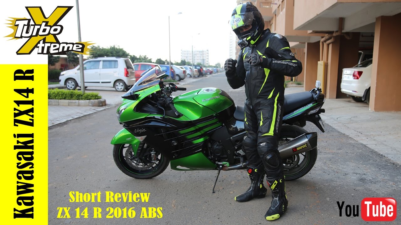 KAWASAKI ZX14R SHORT REVIEW - AKRAPOVIC EXHAUST NOTE ( BIKE REVIEW ) - TURBO XTREME