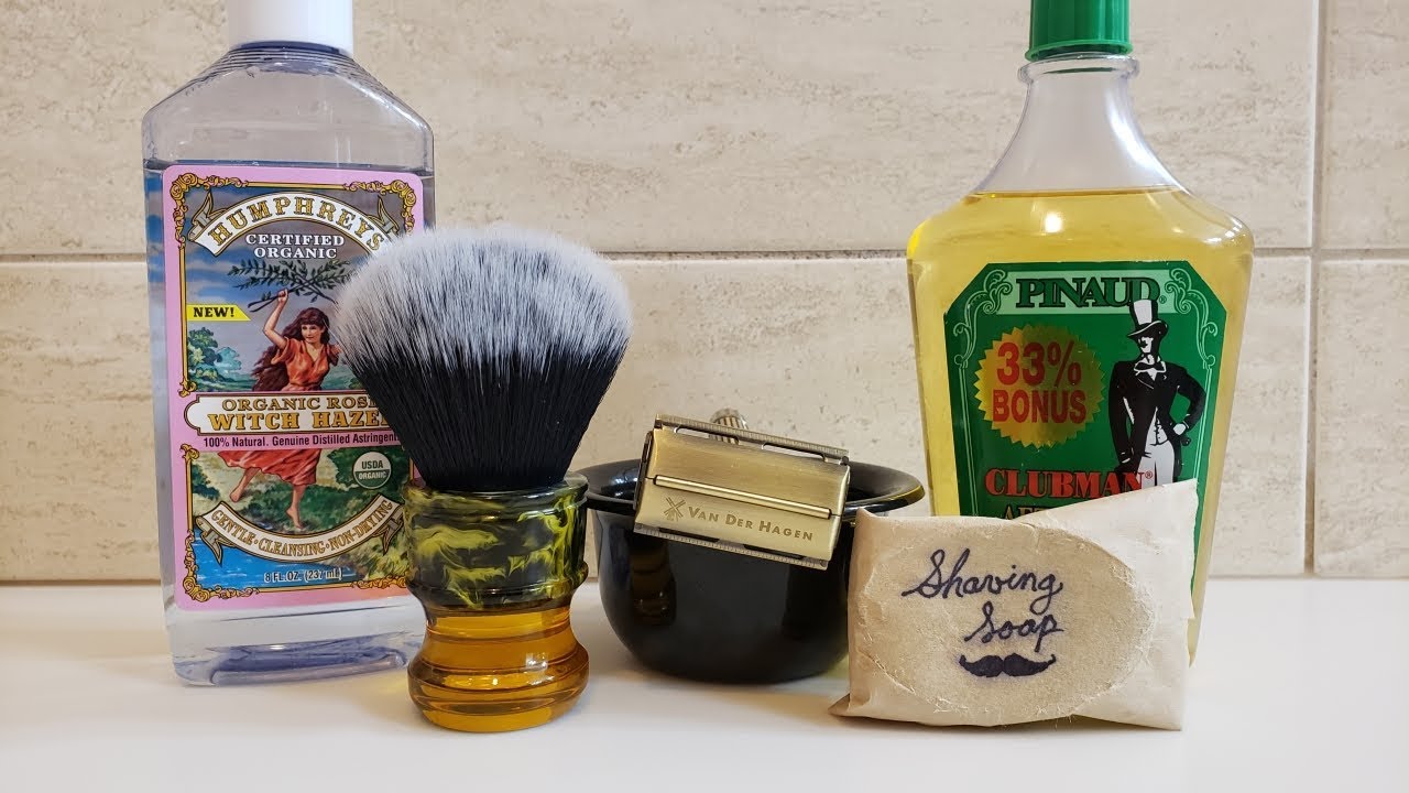 MoresAedificem Shave Soap, Sagrada Familia brush and Pinaud
