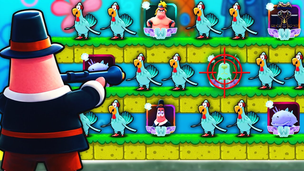 SpongeBob TD, но я добавил DUCKE HUNT..
