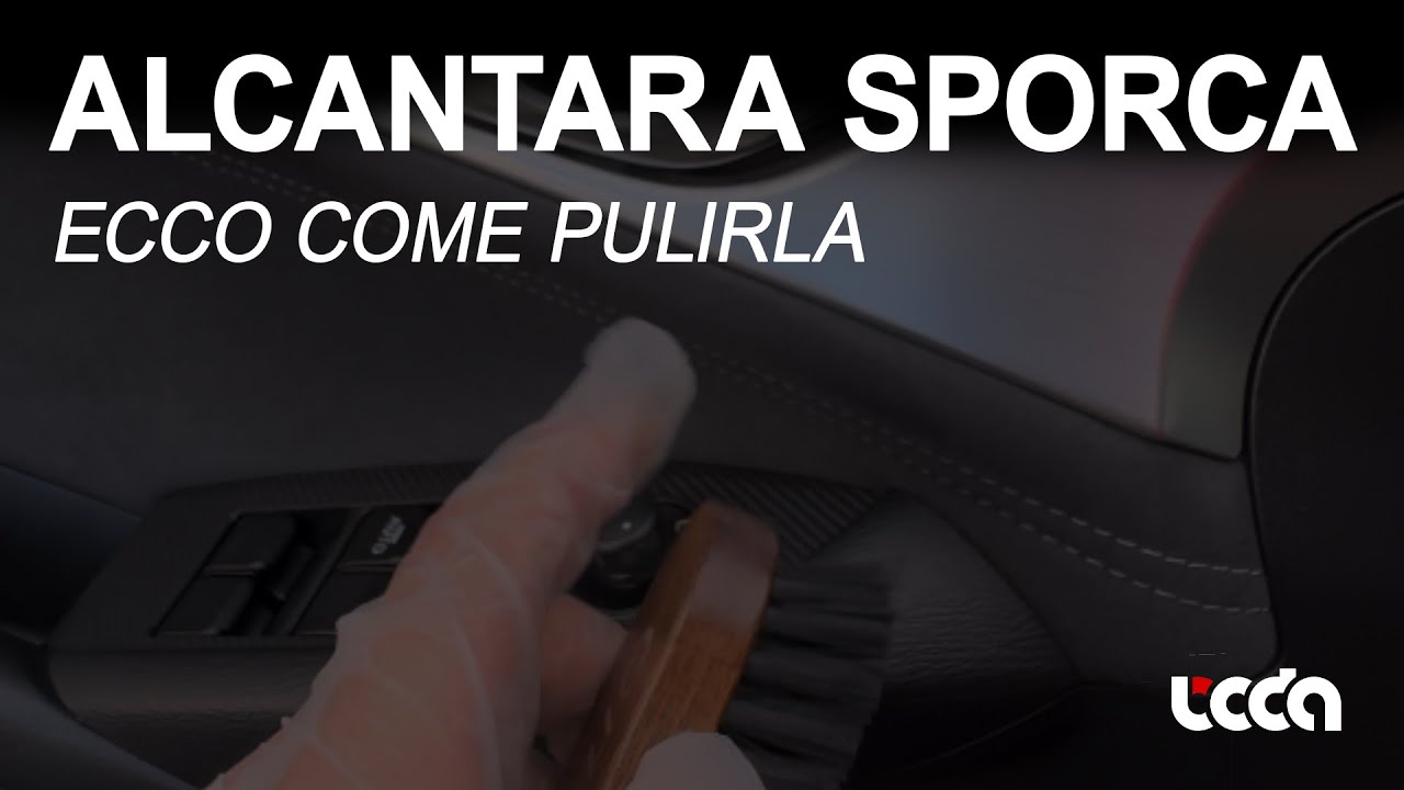 Alcantara sporca? Ecco come pulirla