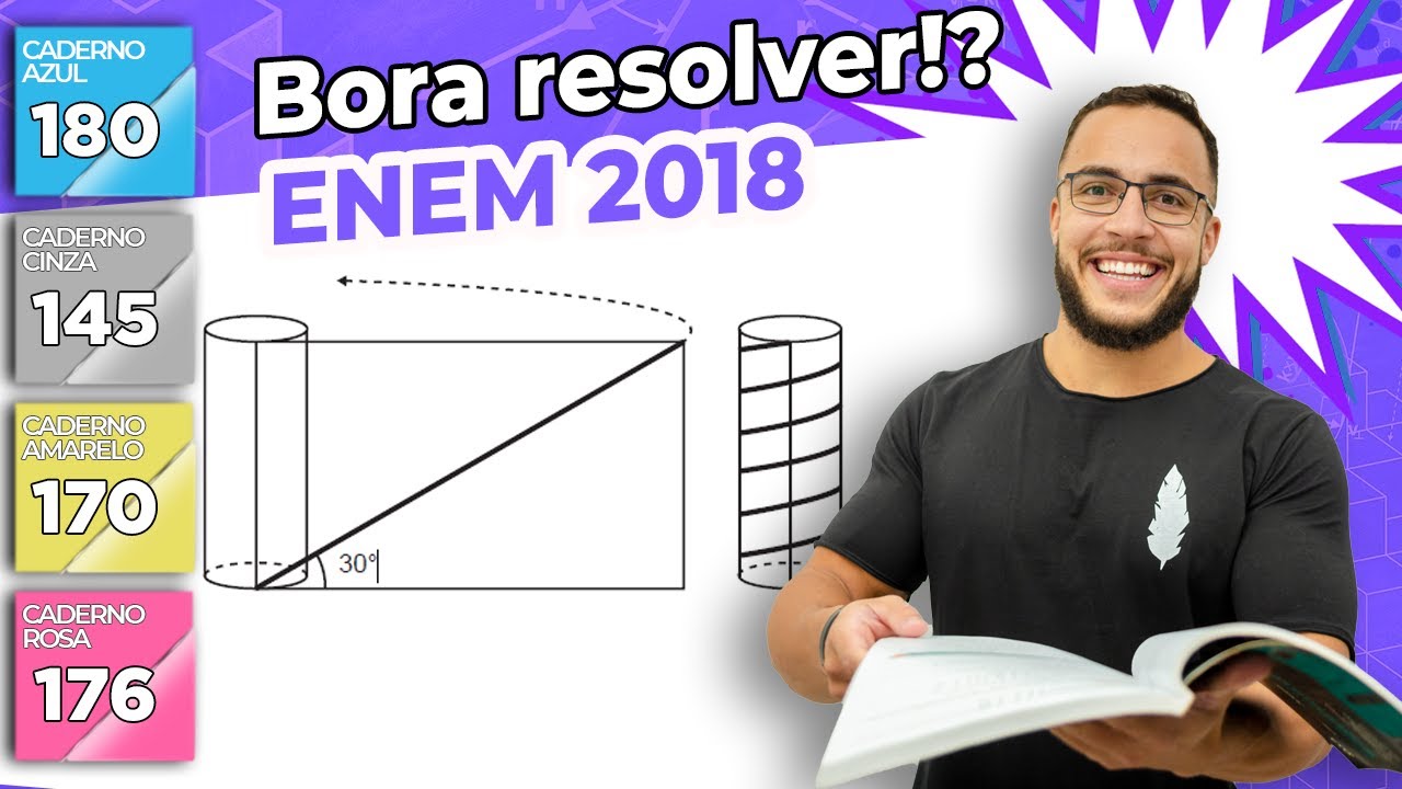 🔵 Questão 180 - Caderno Azul | Geometria Plana | MATEMÁTICA ENEM 2018