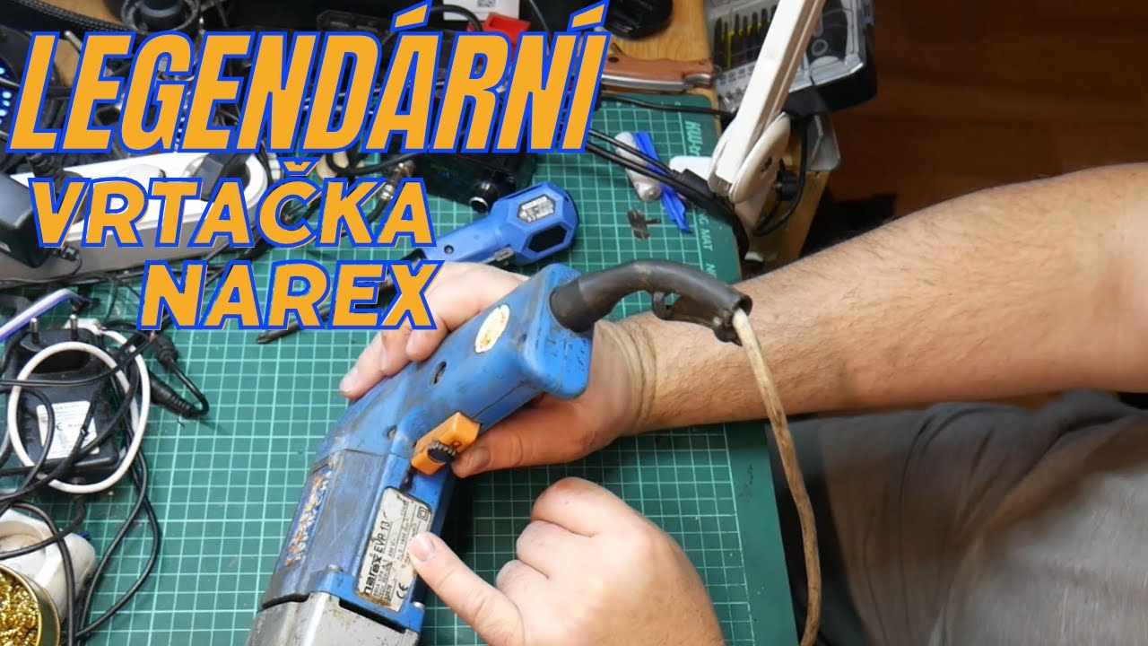 Legendární vrtačka Narex - nerentabilní oprava