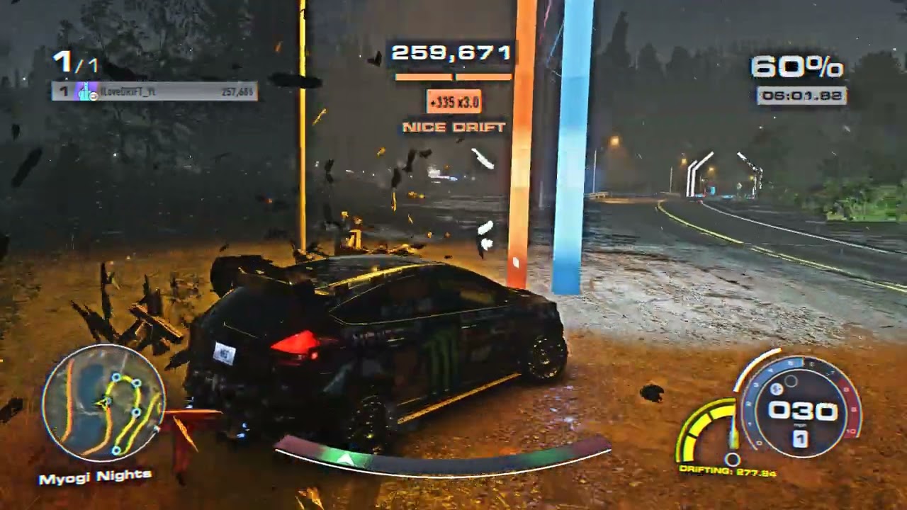 MYOGI NIGHTS 456,267 WR! NFS UNBOUND DRIFT PRO
