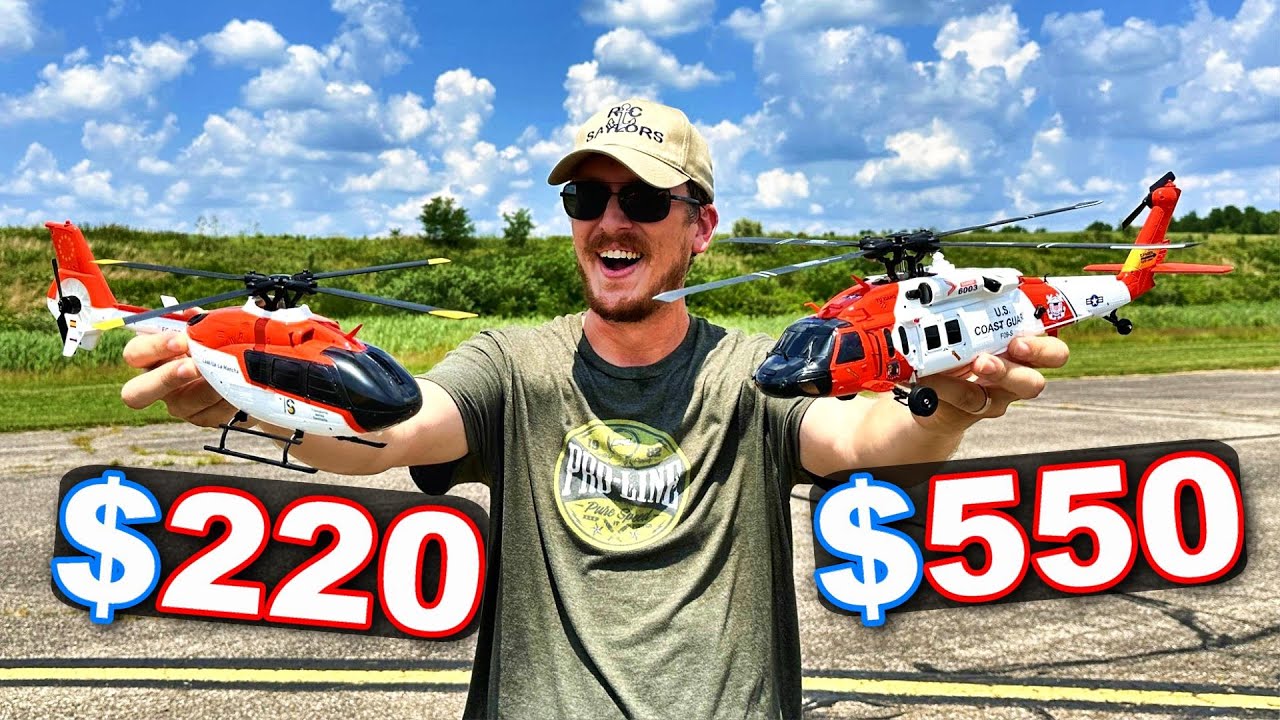 Радиоуправляемый вертолёт за 200 долларов лучше, чем за 500? Eachine E135 против F09-S