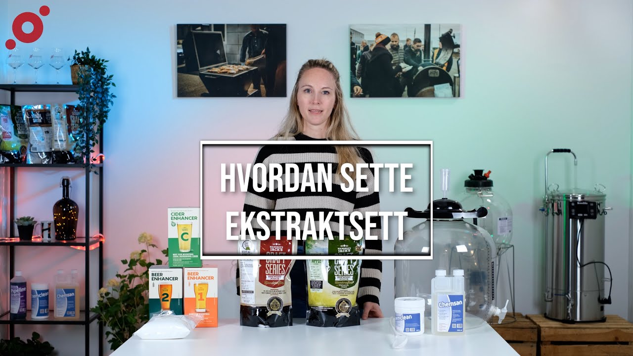 Hvordan sette ekstraktsett - Cider og Øl