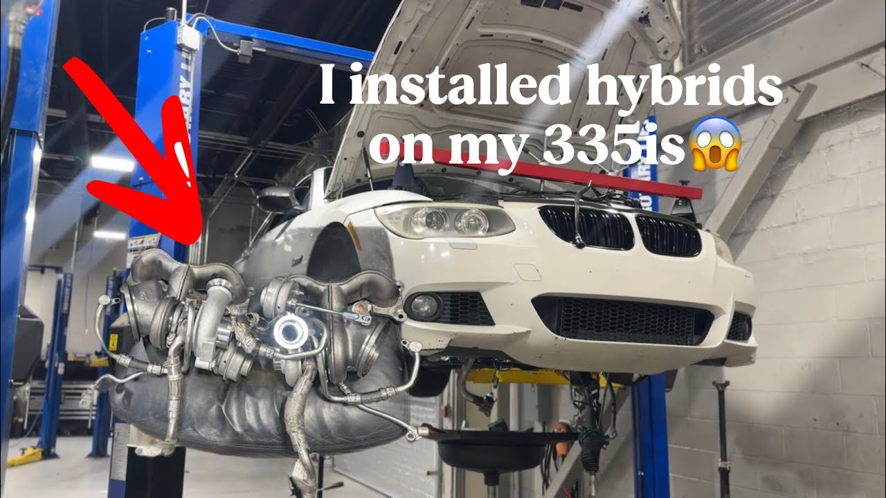 I installed hybrid turbos on my 335is!! (part1)