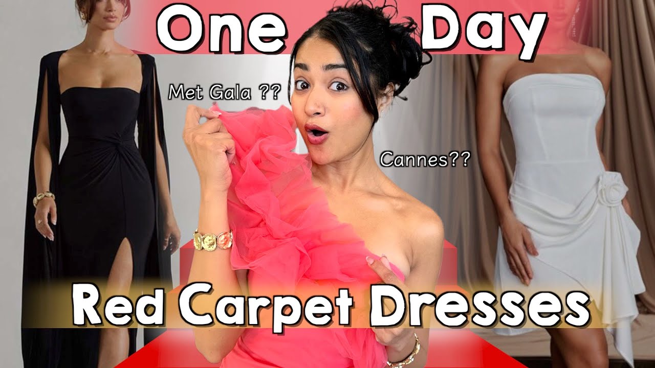 Trying One Day Delivery Red Carpet Dresses I Found Online 😍 | Worth the Money?