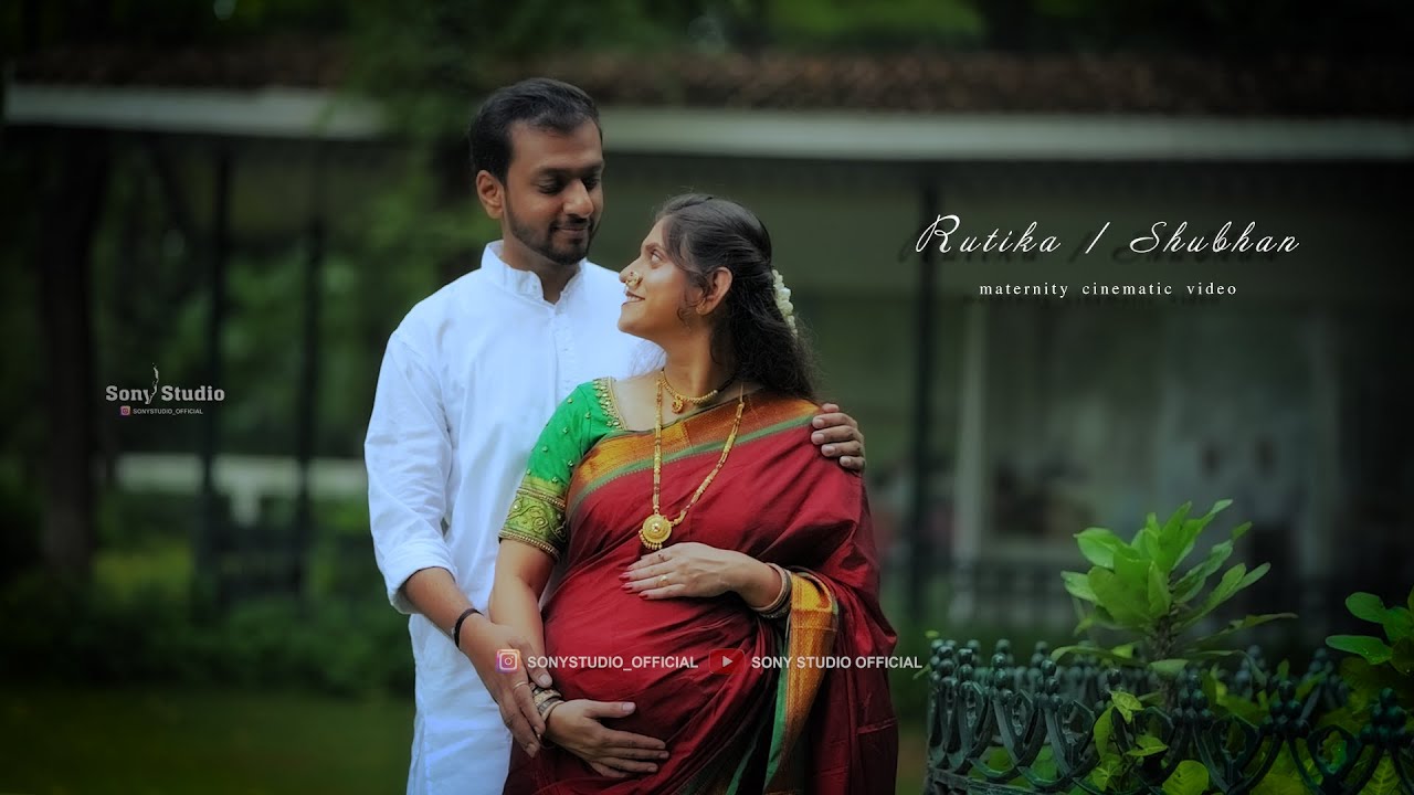 Best Cinematic Maternity Video Shoot 2025 | Rutika & Shuham | Sony Studio | डोहाळे जेवण