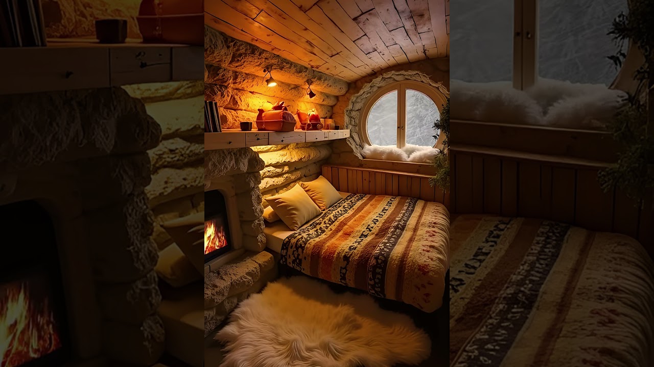 Healing, Meditation, Focus, DeepWorkASMR, Calming, MindfulRain Relaxation, InnerPeace, Snow,CozyRoom