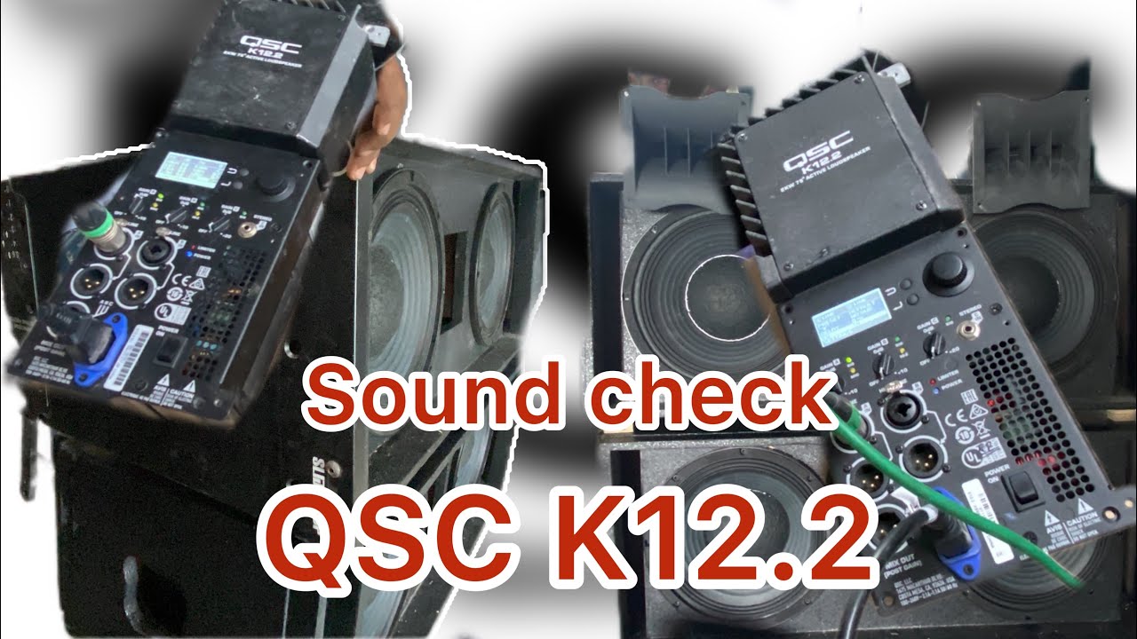 QSC K12.2 में Linearray cabinet sound check @Kishorsoundcabinet