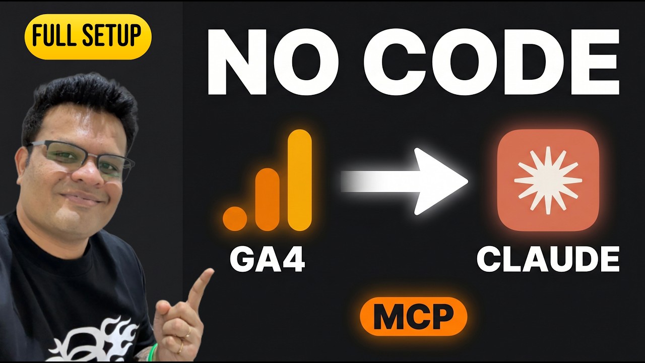 How to Connect GA4 to Claude Using MCP (No Coding, No Dashboards)