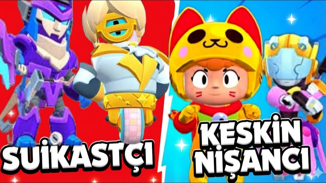 SUİKASTÇİ KARAKTERLER VS KESKİN NİŞANCI KARAKTERLER! | BRAWL STARS