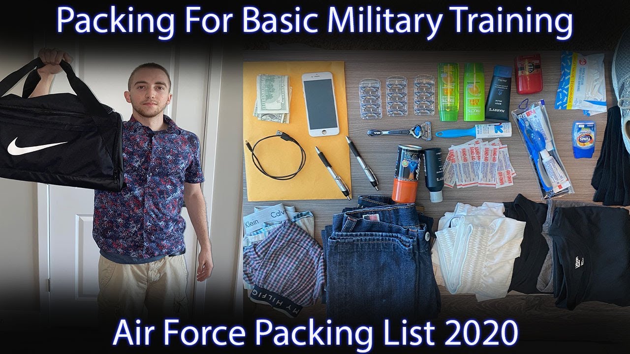 Packing For Basic Military Training 2020 | Air Force BMT Packing List