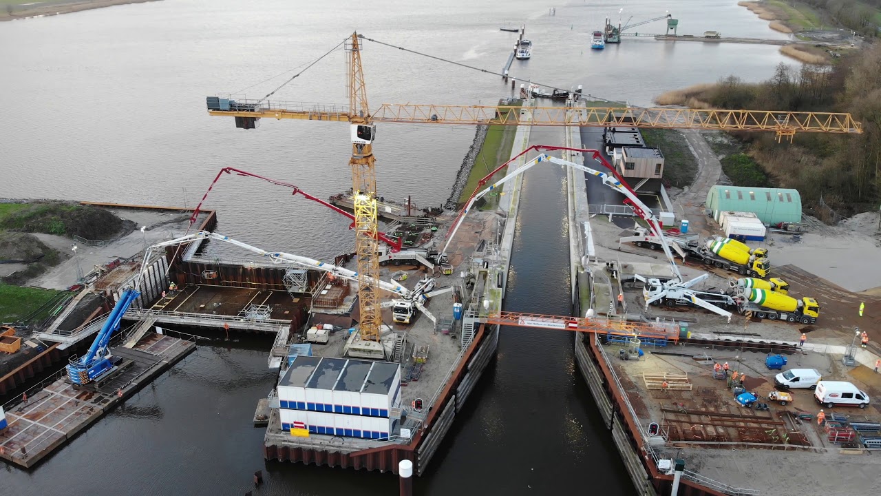 IMijlpaal Betonwerk Spuisluis Isala Delta – Stort vloer