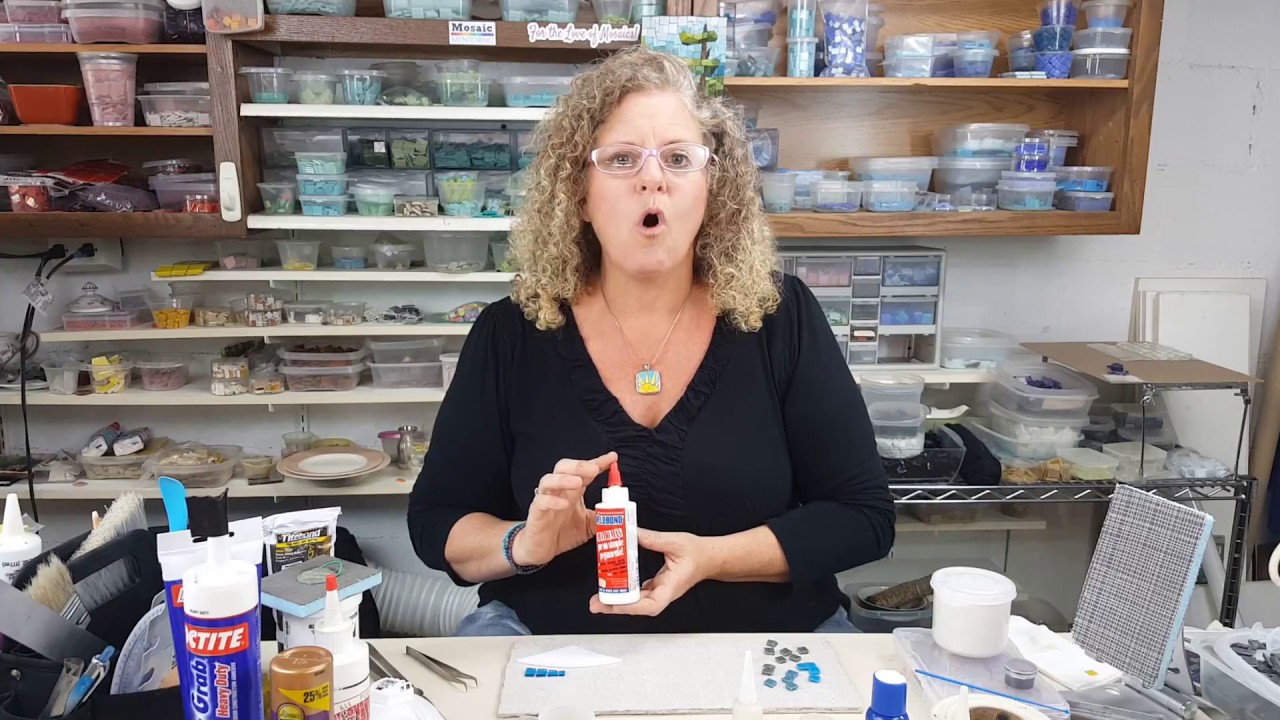 Weldbond tips for Mosaic Projects